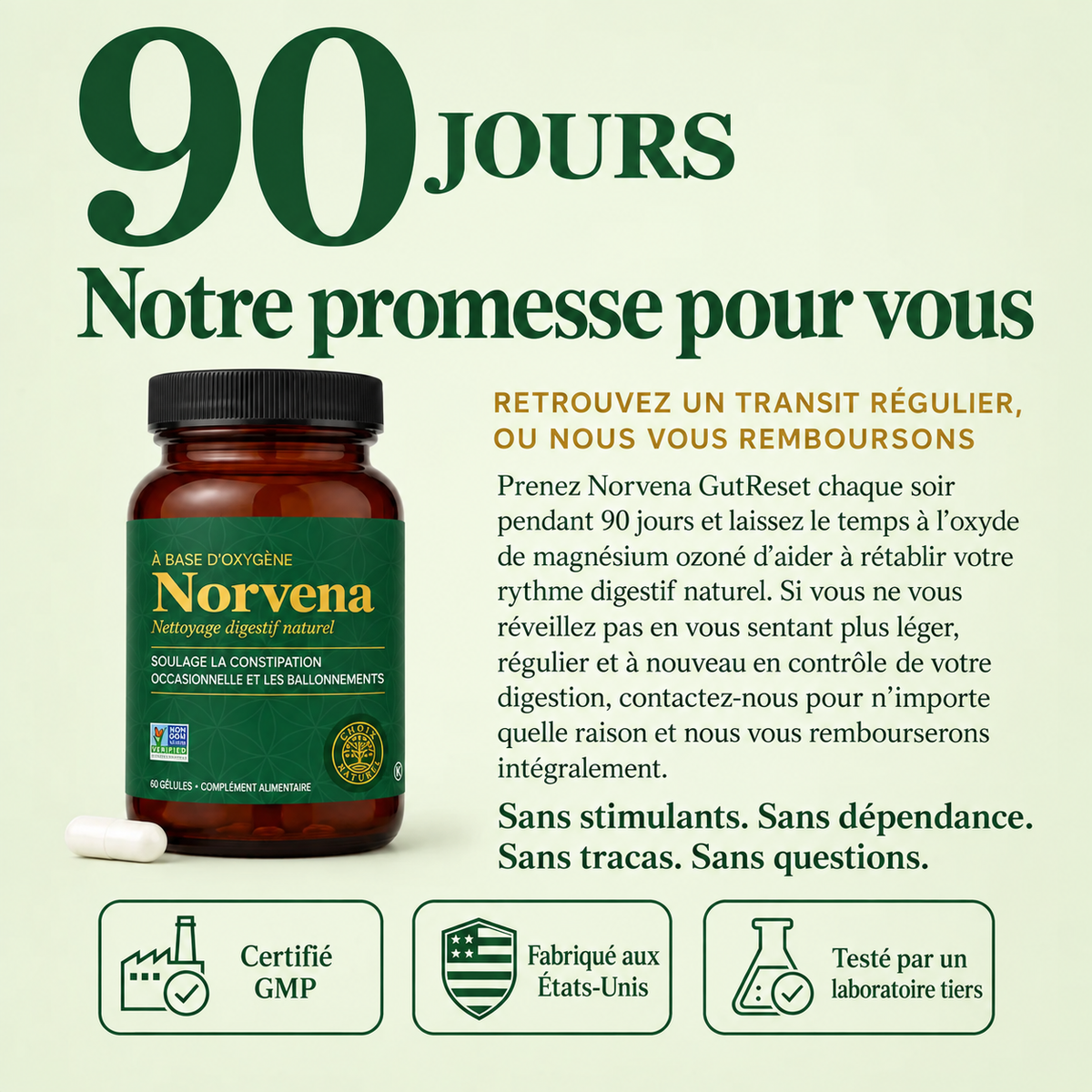 Norvena GutReset™ – Rééquilibrage Intestinal