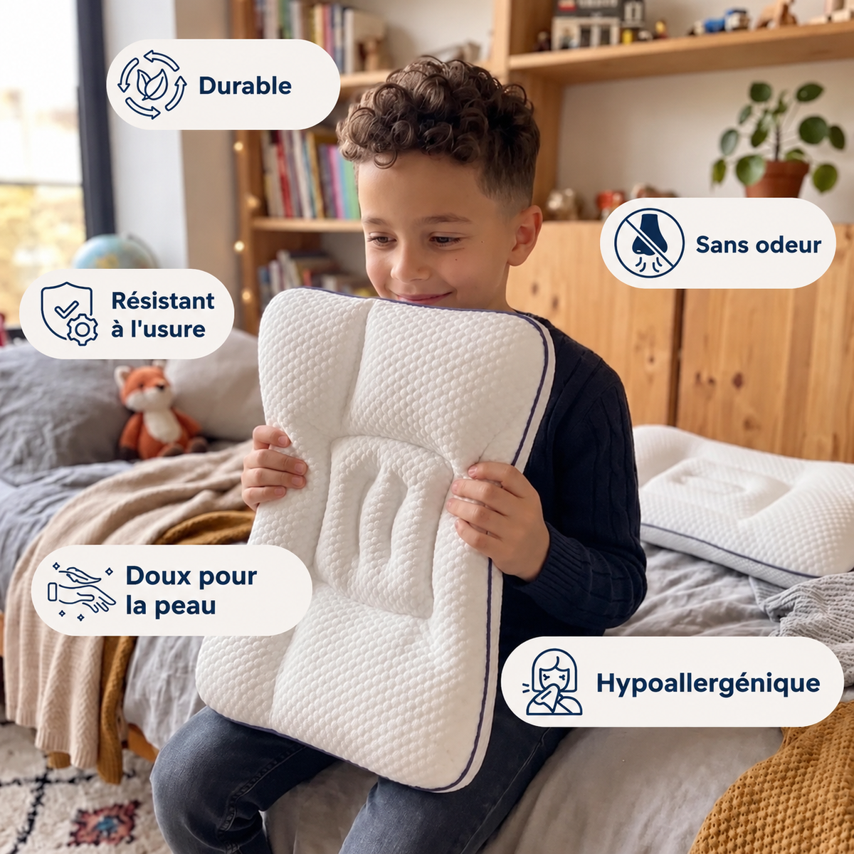 Oreiller postural pour enfants Norvena