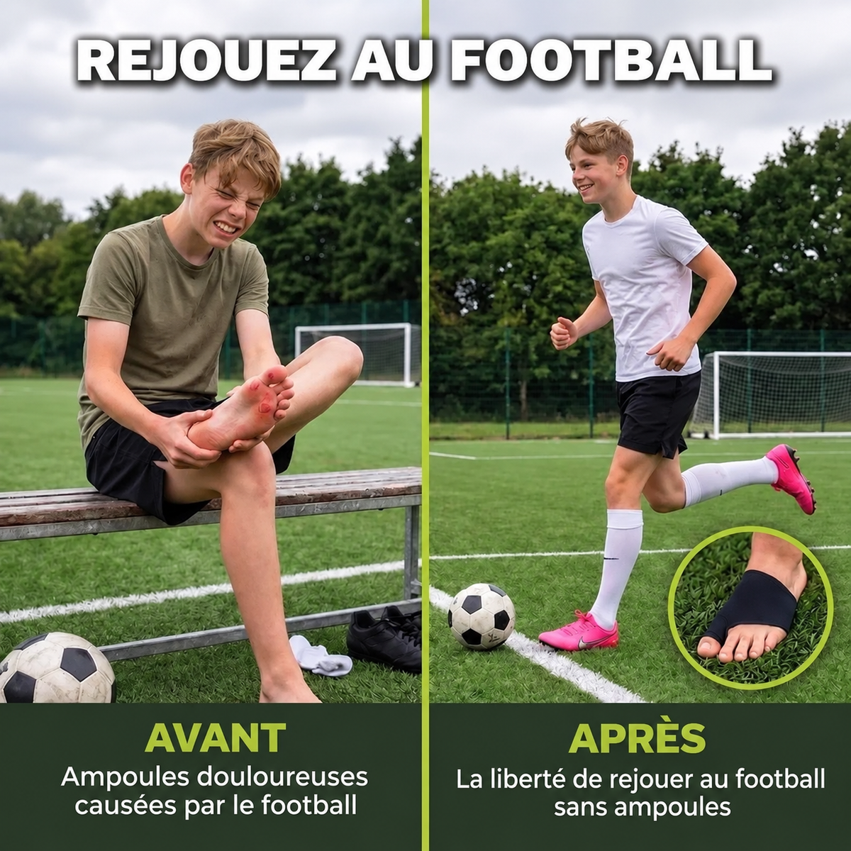 Ampolis™ - Manchon Anti-Ampoules pour le Football